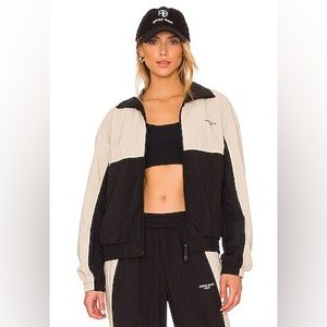 Anine Bing Emerson Jacket in Black & Tan